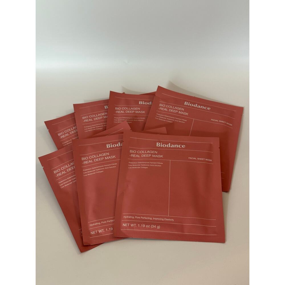 Biodance Face Masks Pore Perfecting Improving Elasticit 1.19 Oz(34g) Set of 7